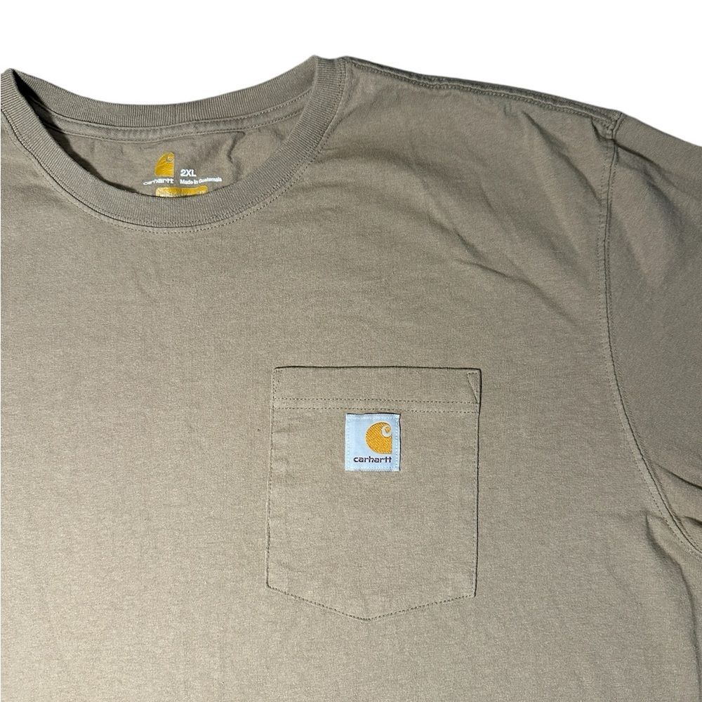 Men’s Carhartt Loose Fit Short Sleeve Pocket T shirt Size 2XL - Picture 3 of 6